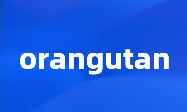 orangutan