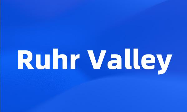 Ruhr Valley