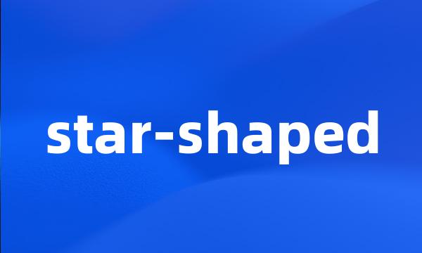 star-shaped