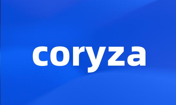 coryza