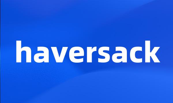 haversack