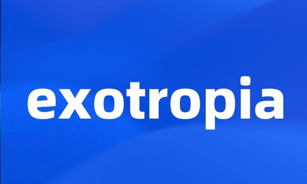 exotropia