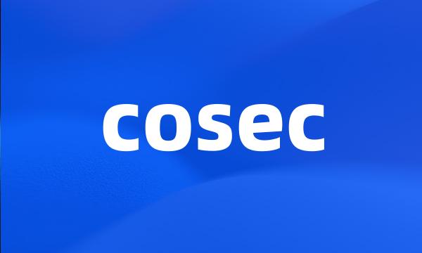 cosec