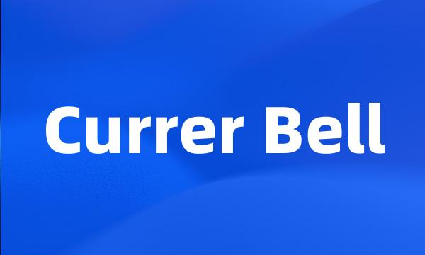 Currer Bell