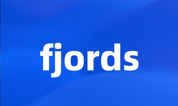 fjords