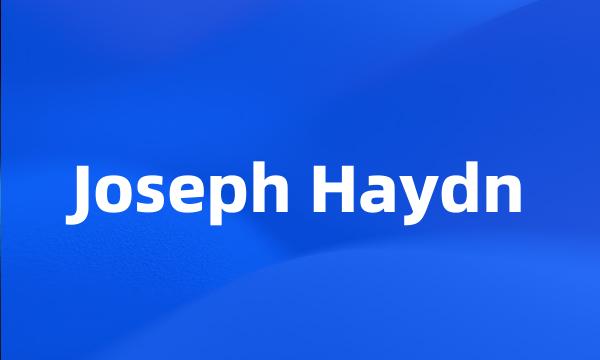 Joseph Haydn