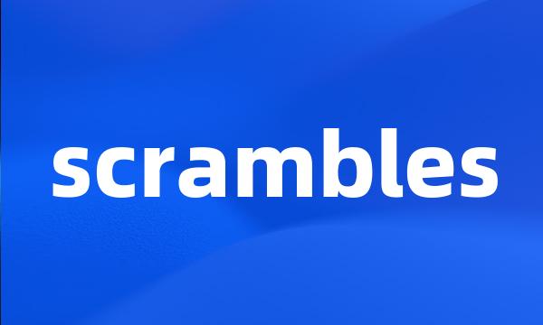 scrambles