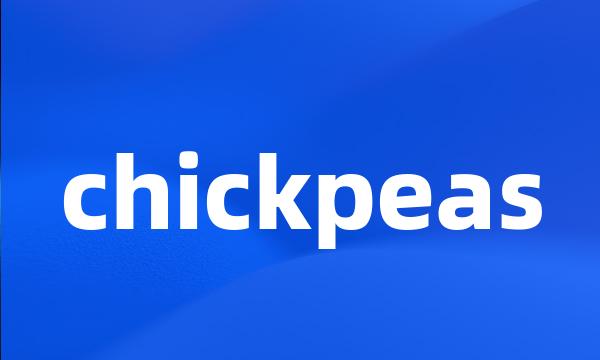 chickpeas