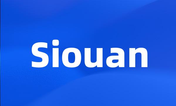 Siouan