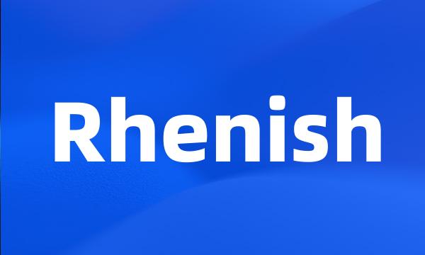 Rhenish