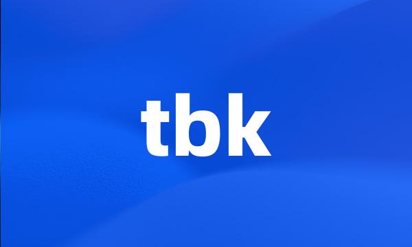 tbk