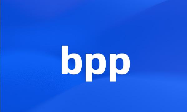 bpp