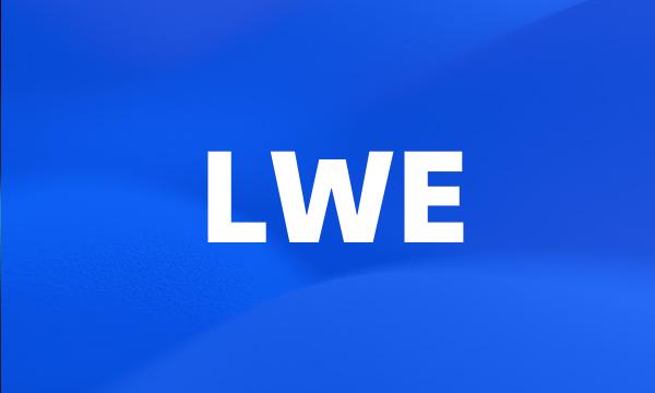 LWE