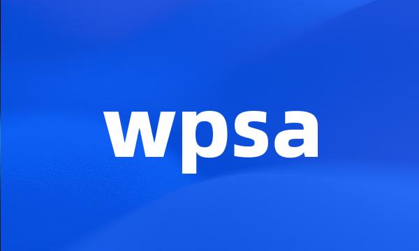 wpsa