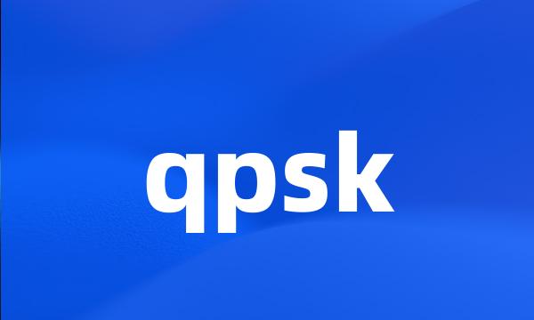 qpsk