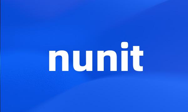 nunit