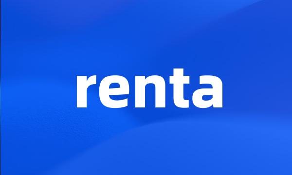 renta