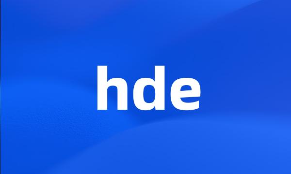 hde