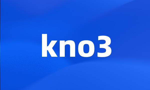 kno3