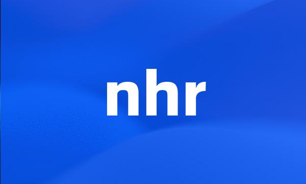 nhr