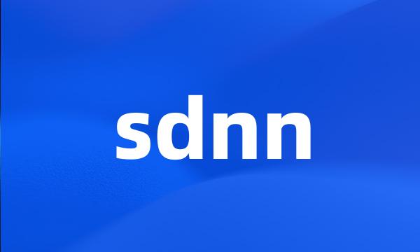 sdnn