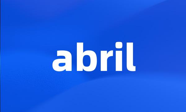 abril