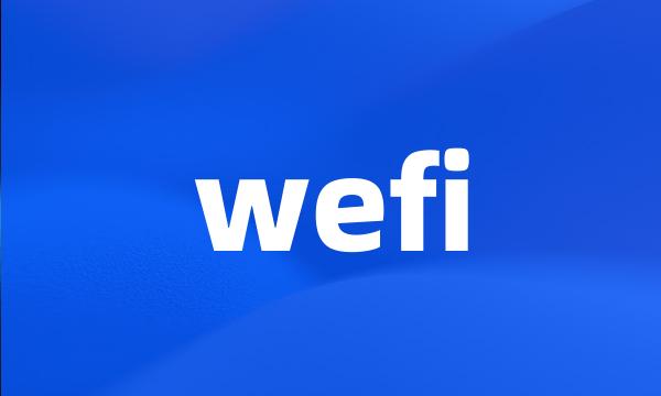 wefi