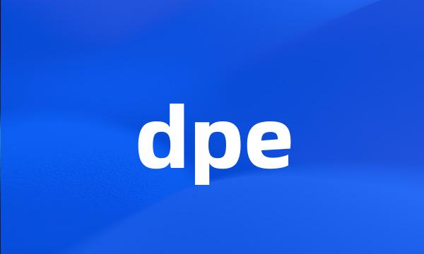 dpe