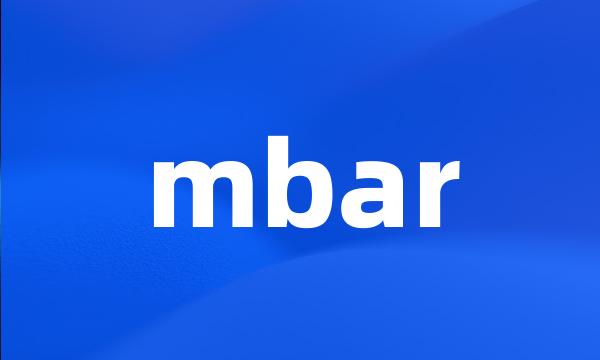 mbar