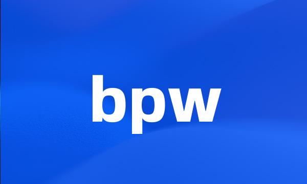 bpw