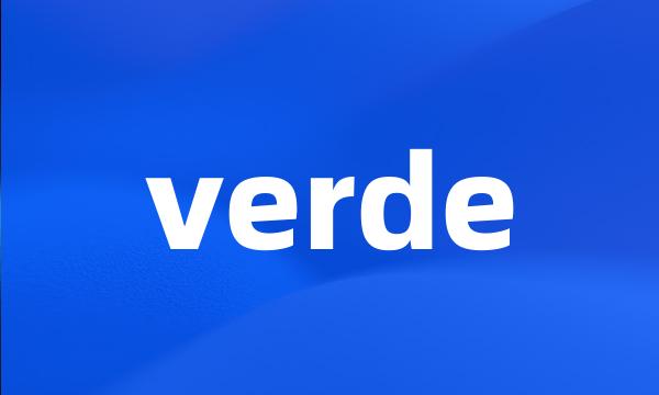 verde