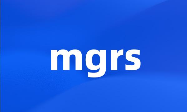 mgrs