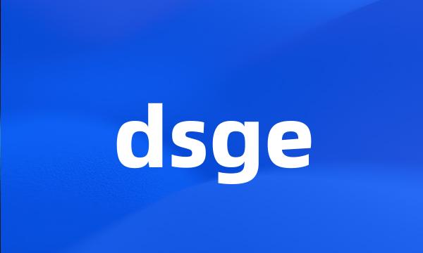 dsge