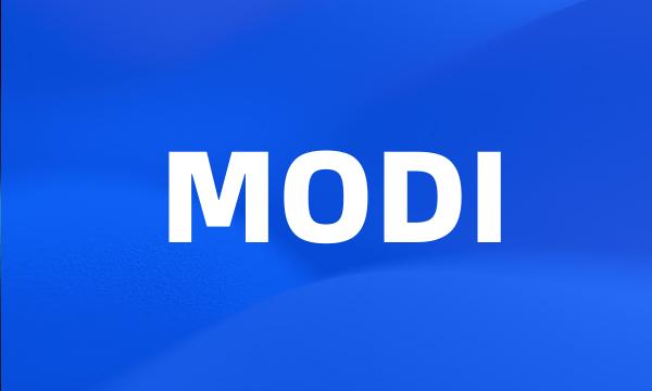 MODI