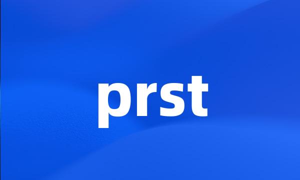 prst