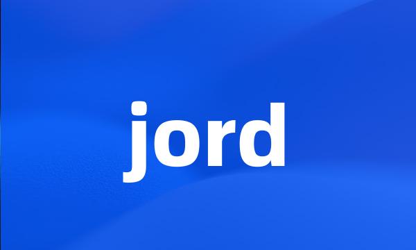 jord