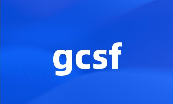 gcsf