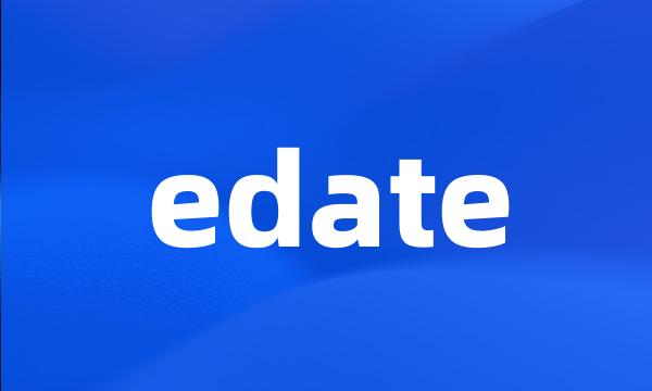 edate