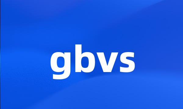 gbvs