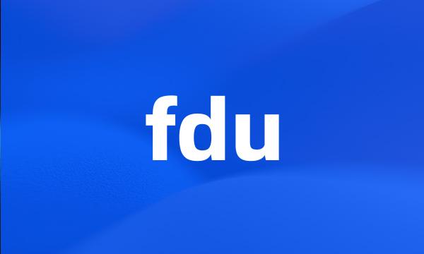 fdu