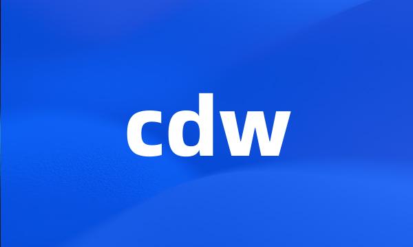 cdw