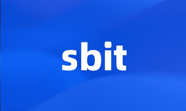 sbit