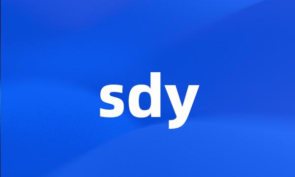 sdy