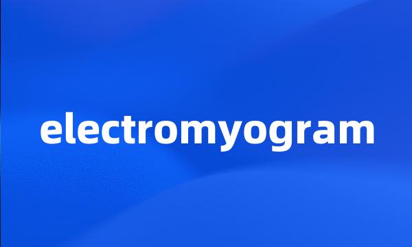 electromyogram