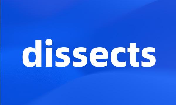 dissects