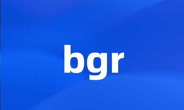 bgr