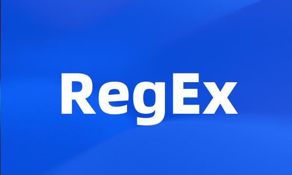 RegEx