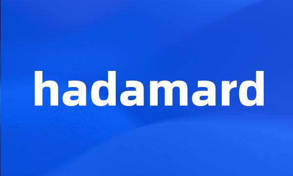 hadamard