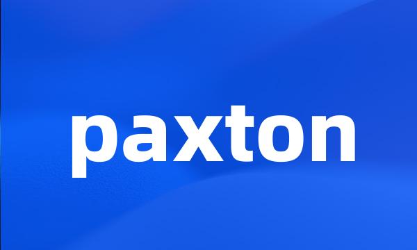 paxton