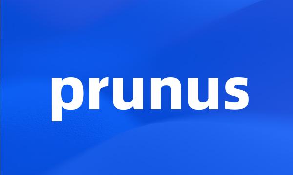 prunus